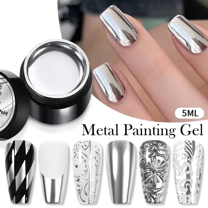 BORN PRETTY – vernis à ongles en Gel métallique