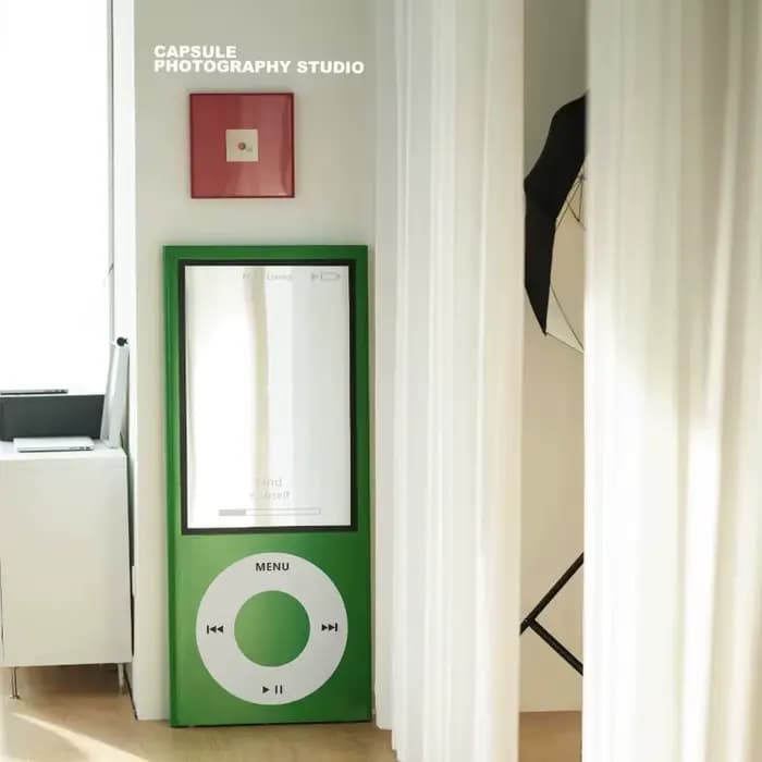Miroir pleine longueur rétro pour chambre à coucher
