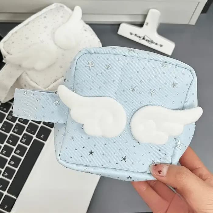 Mini trousse de maquillage pour femmes avec poignée