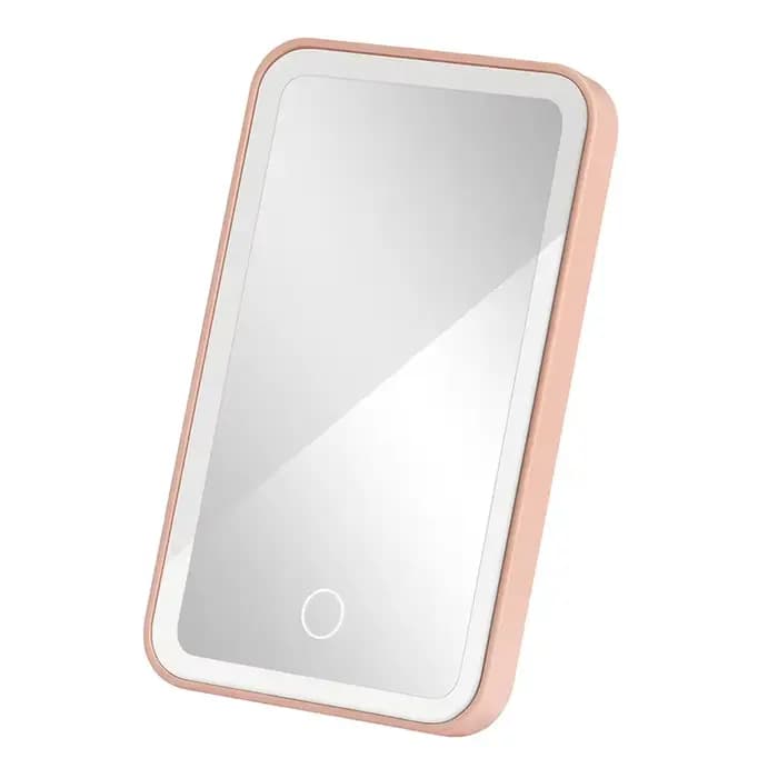 Miroir de maquillage LED sur pare-soleil de voiture, miroir de courtoisie aste, luminosité réglable, rotation résistante à 360