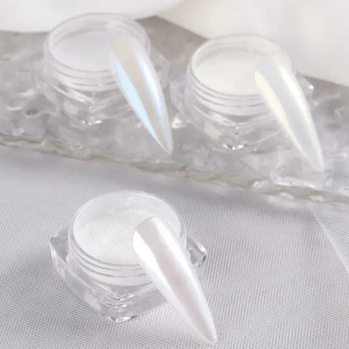 Poudres à ongles effet perle, effet miroir, effet aurore, chrome, sirène, poudre pour nail art, arc-en-ciel AB, poudre de coquillage nacrée effet miroir magique, fournitures