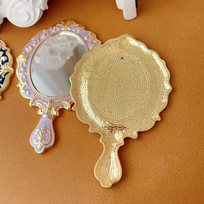 Miroir de maquillage vintage portable
