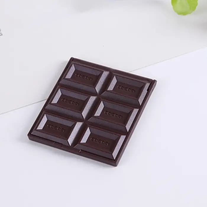 Miroir décoratif en chocolat, miroir de maquillage Kawaii en forme de chocolat, miroir de beauté de