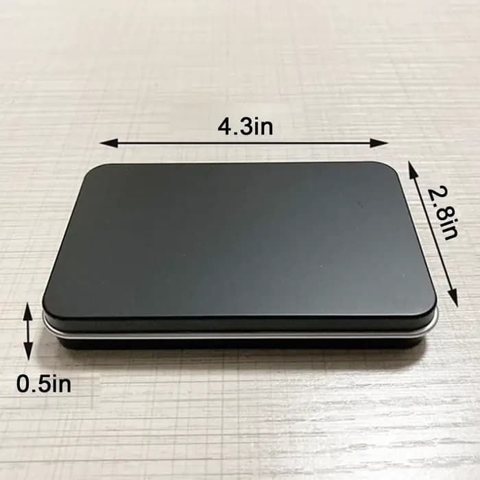 1Pc noir mat vide magnétique cosmétiques Palette fard à paupières fard à joues bricolage beauté maqu