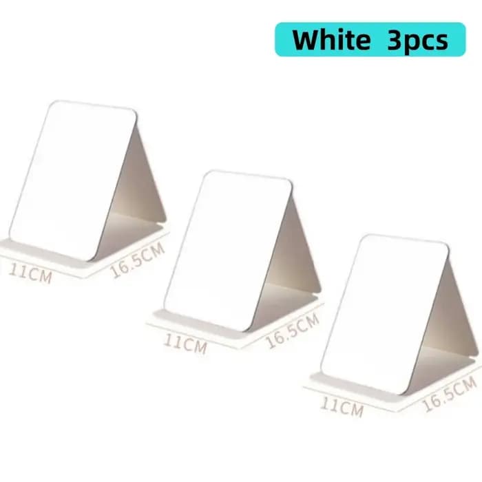 Miroir de maquillage pour le visage en cuir souple