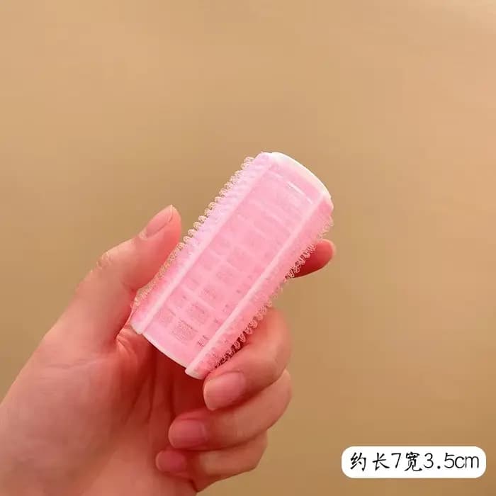 S/M/L rouleaux de cheveux paresseux bigoudis Air frange rouleaux de friser en plastique auto-adhésif
