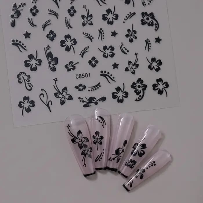 Autocollant en relief pour ongles
