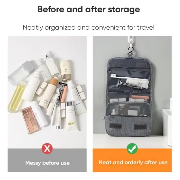 Trousse de toilette de voyage pour femmes