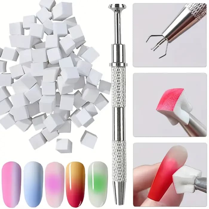 Ensemble d'éponges pour nail art