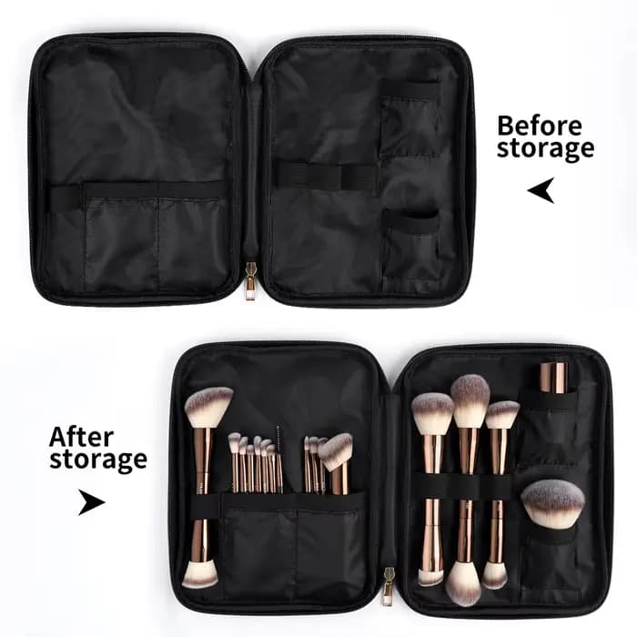MAANGE Pro Kit de pinceaux de maquillage 20 pièces pinceaux avec sac de rangement double extrémité f