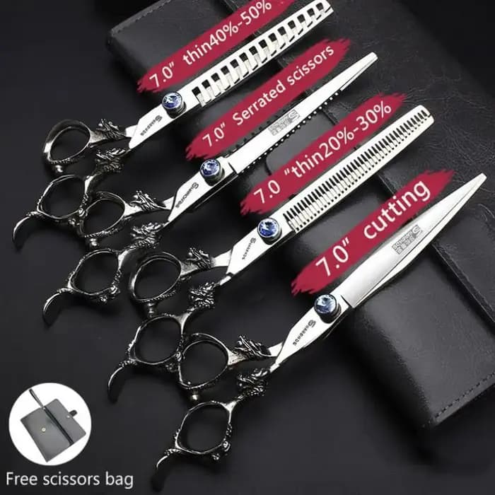 5.5/6/7/7.5/8/9 pouces ciseaux de coupe de cheveux ciseaux de coiffure ciseaux de cheveux ciseaux am