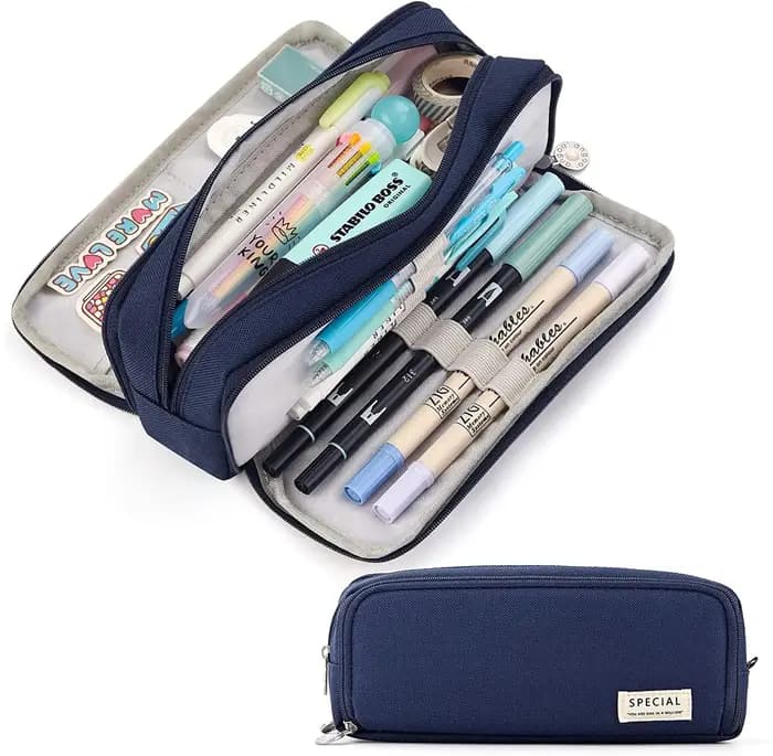Trousse à crayons de grande capacité