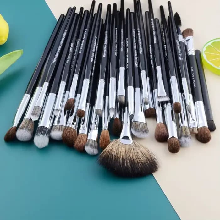 S série Pro pinceaux de maquillage poudre ventilateur fond de teint fard à joues mettre en évidence pinceau