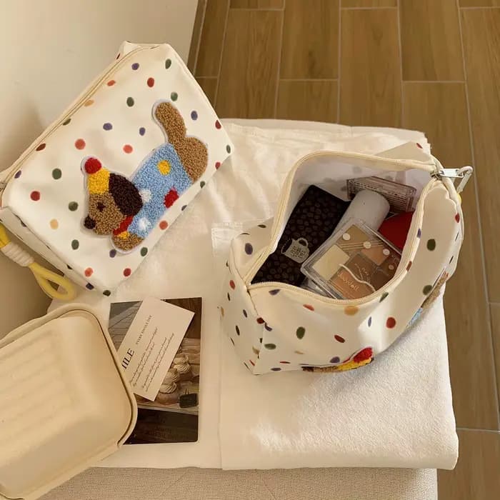 Sac de rangement pour maquillage de grande capacité