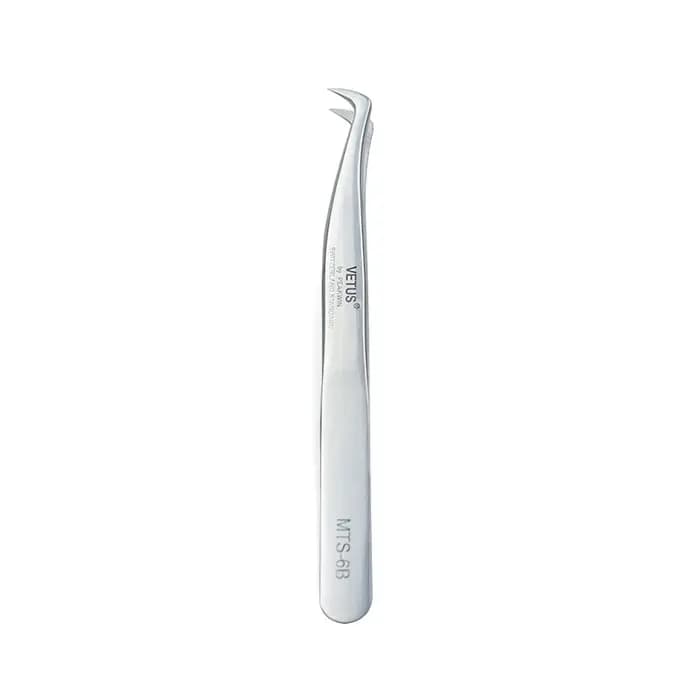 VETUS – pincettes argentées originales de la nouvelle série MTS pour Extensions de cils