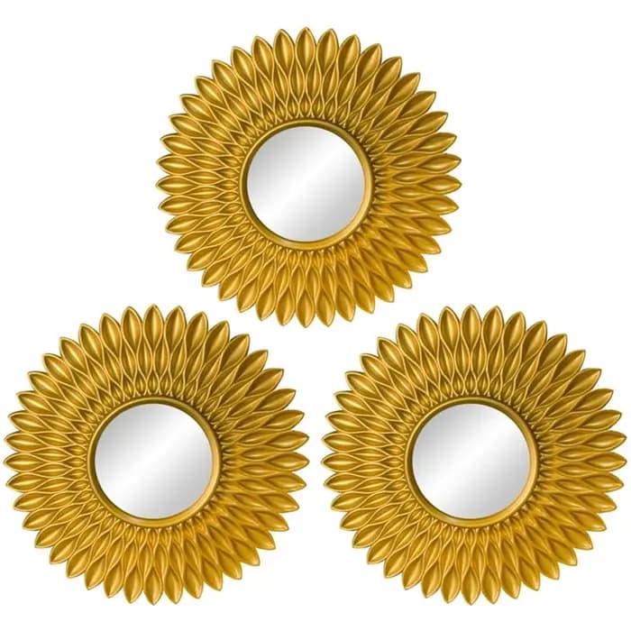 Miroirs dorés pour décoration murale