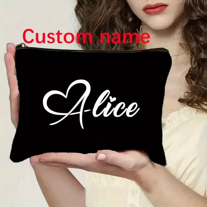 Pochette à maquillage personnalisée