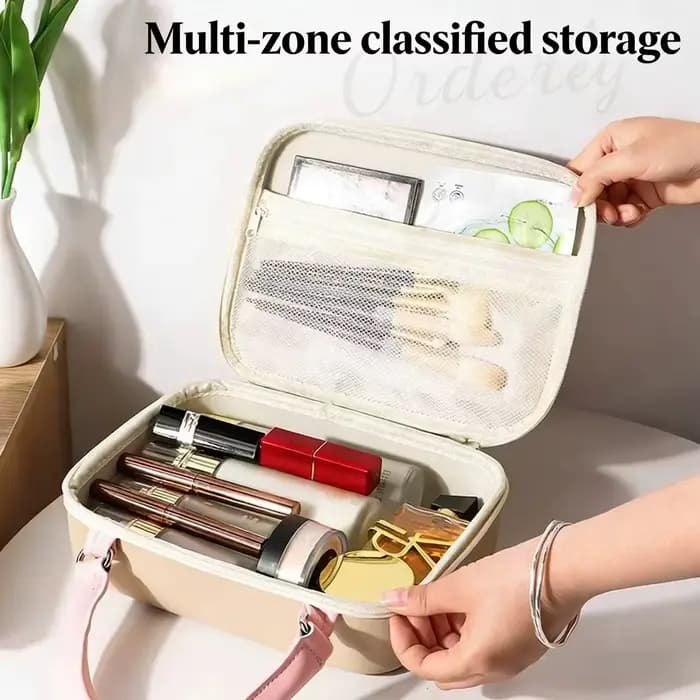 Sac à cosmétiques EVA Macaron, pochette de maquillage portable, organisateur étanche à fermeture éclair pour voyage, voyage d'affaires, usage domestique, rangement