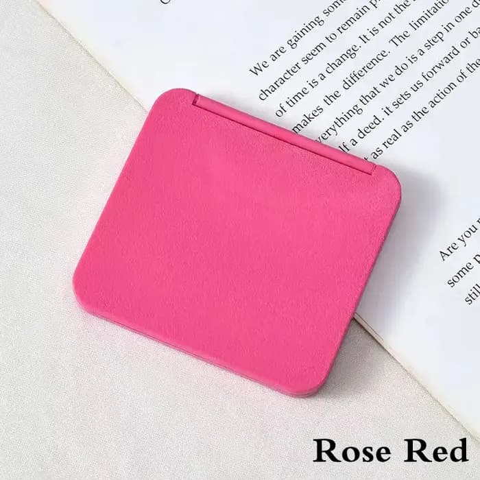 Miroir de maquillage carré portable pour filles