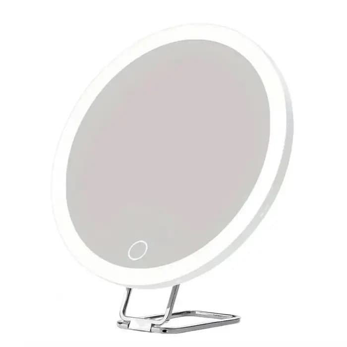 Miroir Grossissant sur Pied Réglable à 360 ° avec Lumière