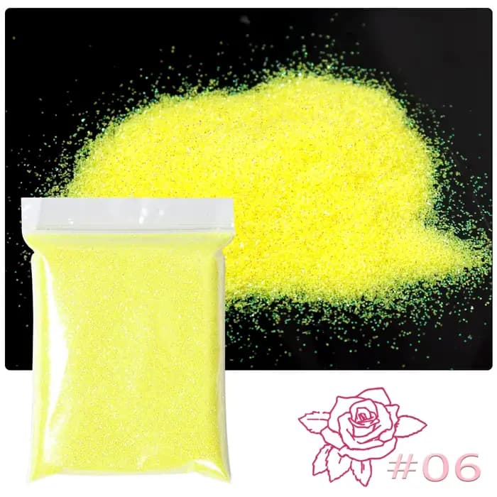 Poudre de paillettes pour ongles de noël or/argent, 50g, 0.1mm, holographique, irisée, brillante, Ul