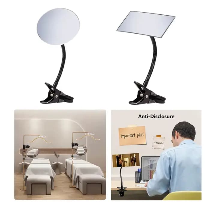 Flexible 360 ° Miroir à clipser réglable