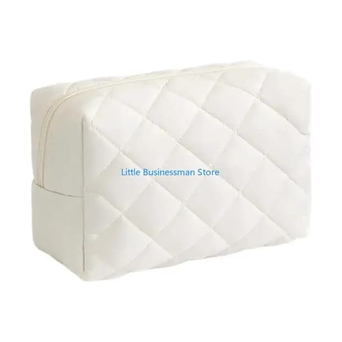 Petit rangement maquillage matelassé pour cosmétiques, articles bureau déplacements domicile-travail M76A