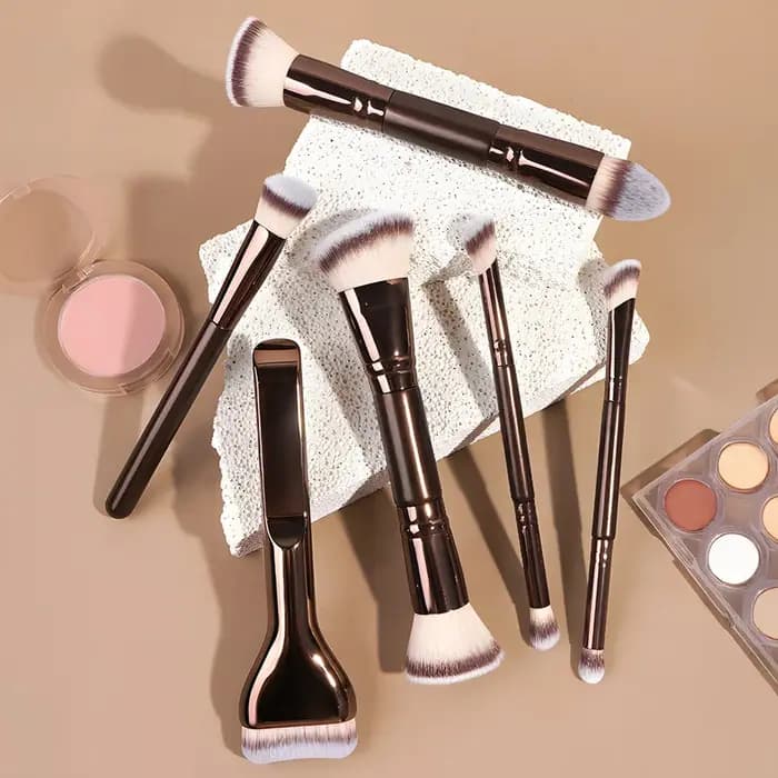 Ensemble professionnel de 6 pinceaux de maquillage