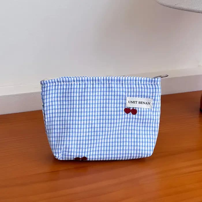 Petite trousse de toilette à nœud papillon de grande capacité, sac de rangement cosmétique portable pour femmes, trousse de maquillage de voyage