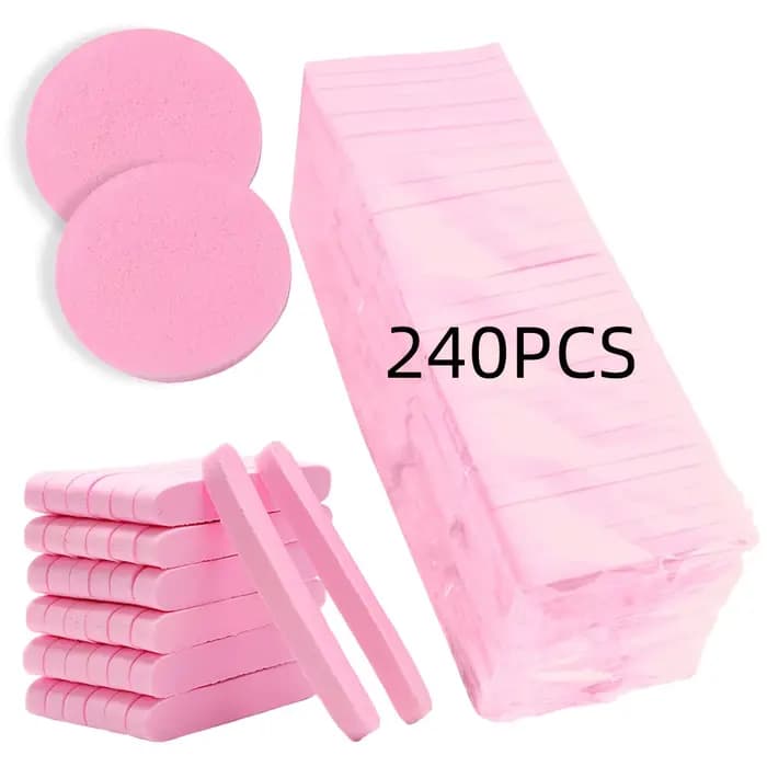 Éponges pour le visage - 240 pièces