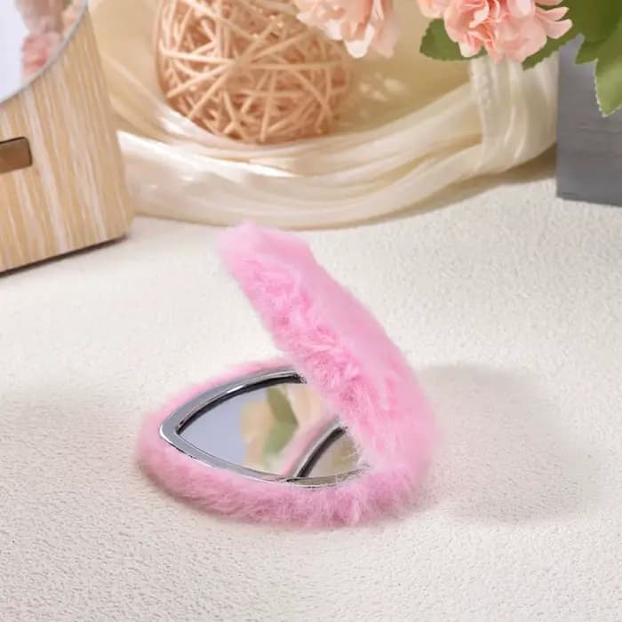 Miroir de maquillage pliant avec grossissement