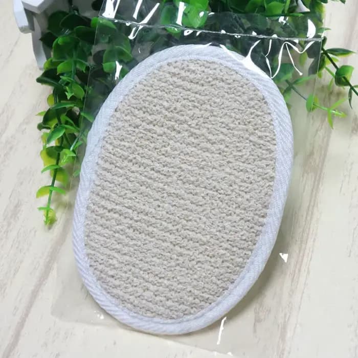 Éponge Luffa naturelle pour le visage et le corps, 1 pièce, 10x14cm