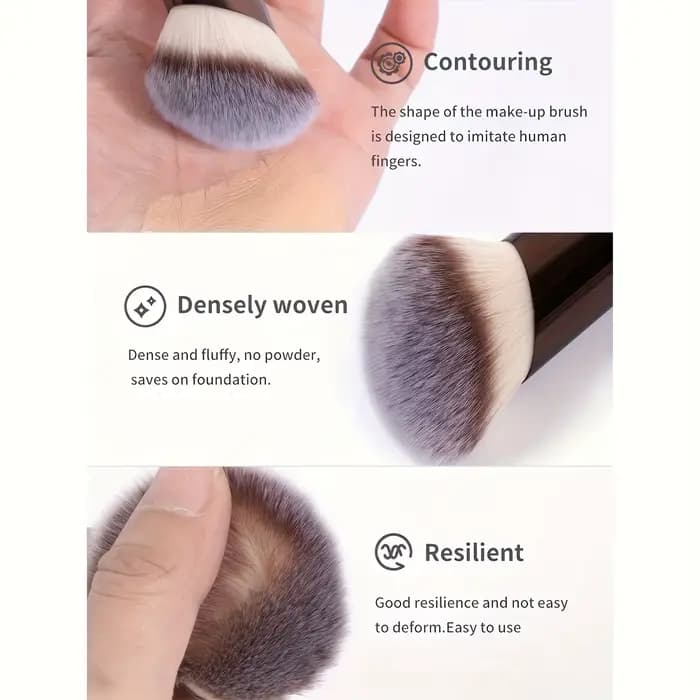 Ensemble de pinceaux de maquillage professionnels doux