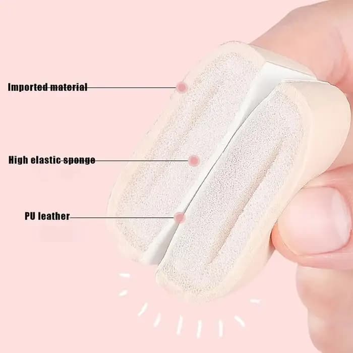 Éponge de maquillage ronde et carrée en forme de Triangle, bouffante de poudre sèche et humide, doub