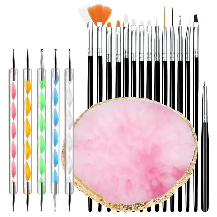 Palette de pinceaux pour Nail Art
