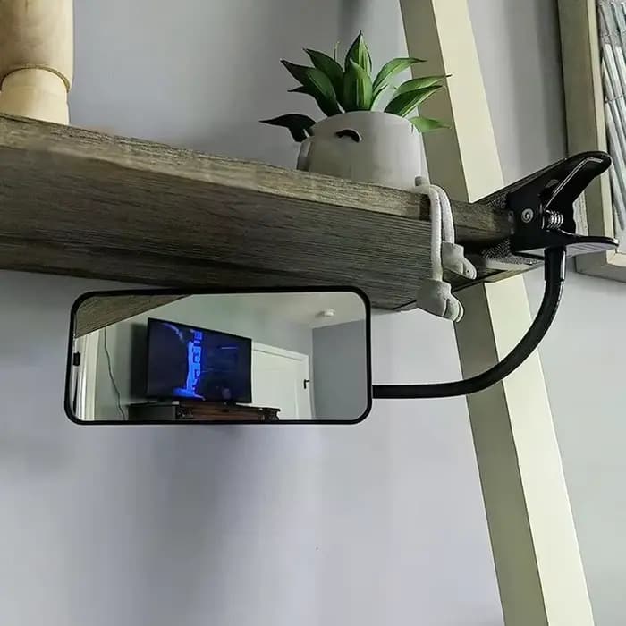 Miroir flexible à clipser pour salon