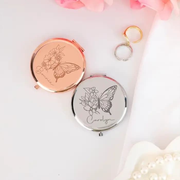 Miroir papillon personnalisé 1 pièce