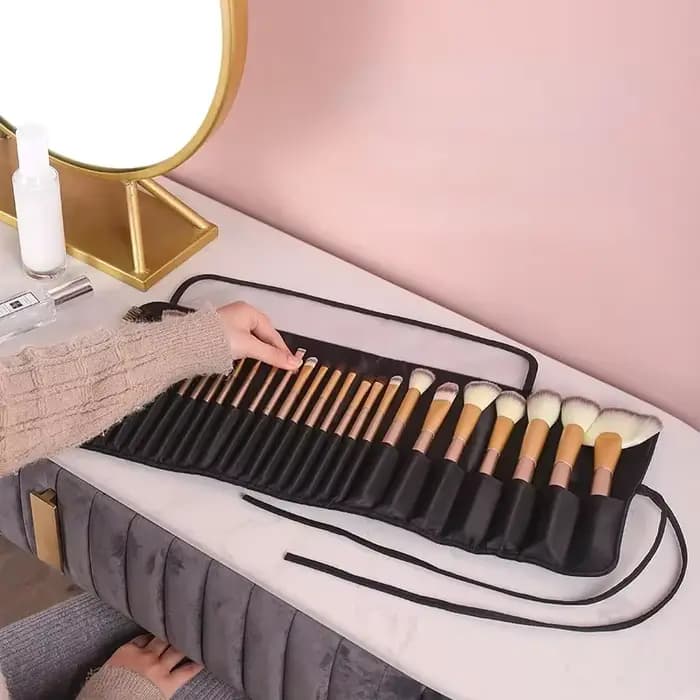 Sac de rangement pour pinceaux de maquillage professionnel