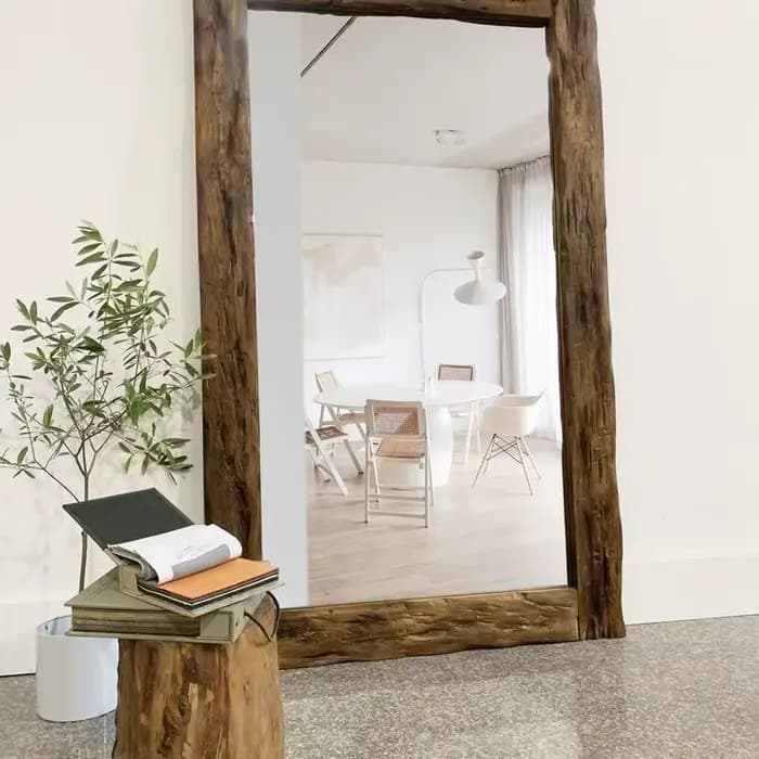 Miroir d'art de maquillage organisateur nordique Design moderne