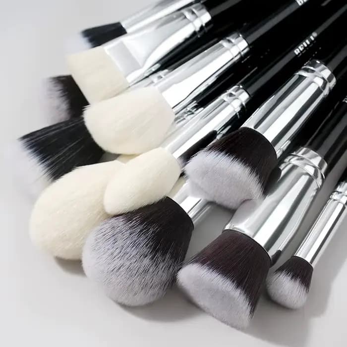 Ensemble de 30 pinceaux de maquillage professionnels de qualité supérieure, poils de chèvre naturels, pinceaux pour fond de teint, poudre pour le visage, blush, cosmétiques