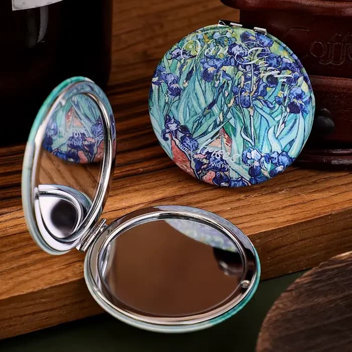 Miroir de maquillage Vintage pour peinture à l'huile