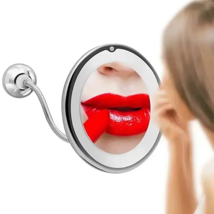 Miroir de maquillage grossissant LED 10X