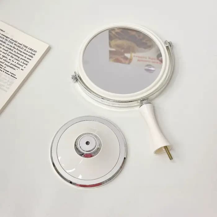Miroir de maquillage rotatif à 360° double face