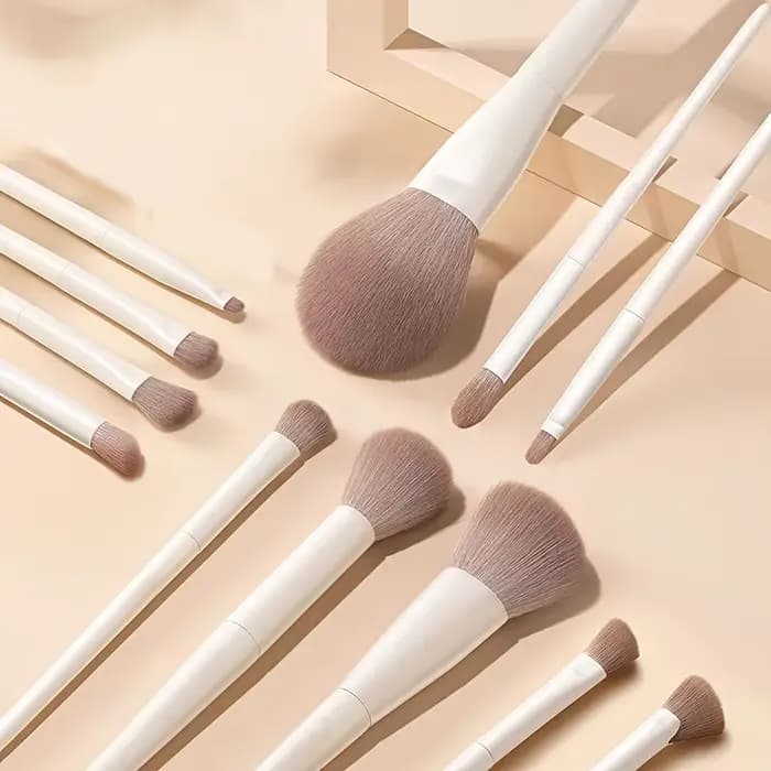 Ensemble de 12 pinceaux de maquillage professionnels