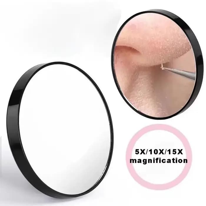 Miroir de maquillage rond grossissant 20x pour le visage