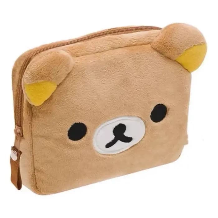 Rilakkuma mignon maquillage organisateur sac de rangement dessin animé ours en peluche Kawaii cosmét