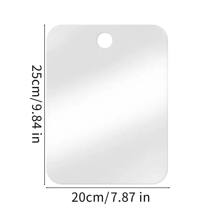 Miroir de maquillage en acrylique pour femmes et hommes