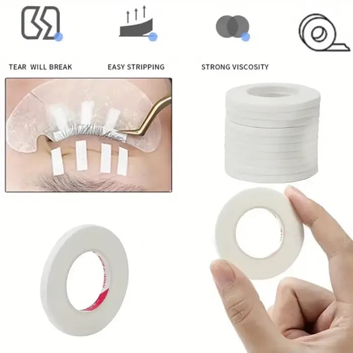 10/5 pièces 4mm bande d'extension de cils permanente ruban adhésif étroit levage de cils bandes anti